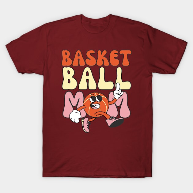 Basketball Mama, Basketball Mother, Basketball Mom T-Shirt by WaBastian